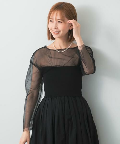 URBAN RESEARCH ROSSO / アーバンリサーチ ロッソ トップス | レイヤードチュールブラウス | 詳細4