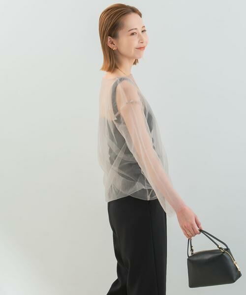 URBAN RESEARCH ROSSO / アーバンリサーチ ロッソ トップス | レイヤードチュールブラウス | 詳細13