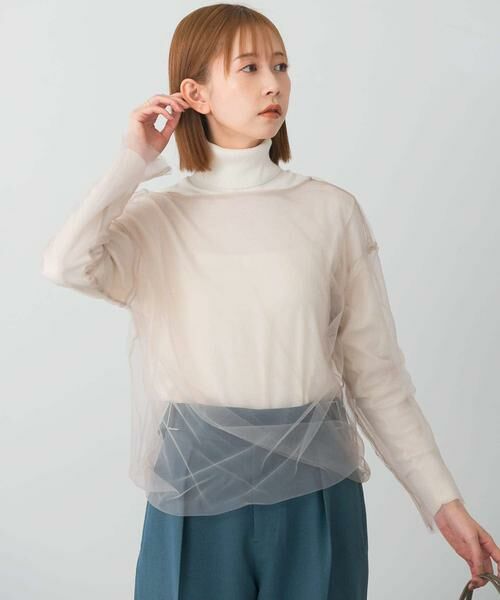 URBAN RESEARCH ROSSO / アーバンリサーチ ロッソ トップス | レイヤードチュールブラウス | 詳細15
