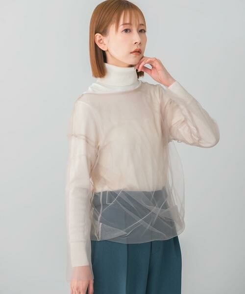 URBAN RESEARCH ROSSO / アーバンリサーチ ロッソ トップス | レイヤードチュールブラウス | 詳細16