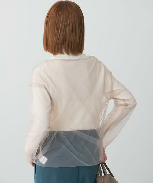 URBAN RESEARCH ROSSO / アーバンリサーチ ロッソ トップス | レイヤードチュールブラウス | 詳細17