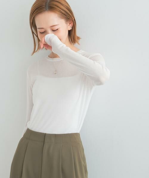 URBAN RESEARCH ROSSO / アーバンリサーチ ロッソ Tシャツ | シアーテレコカットソー | 詳細27