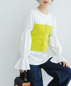 URBAN RESEARCH ROSSO / アーバンリサーチ ロッソ ニット・セーター | ボタンデザインベアトップ