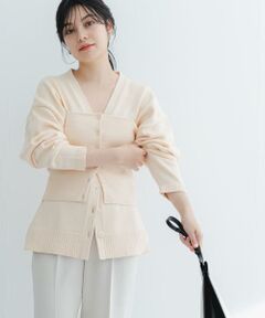 URBAN RESEARCH ROSSO / アーバンリサーチ ロッソ ニット・セーター | ボタンデザインベアトップ