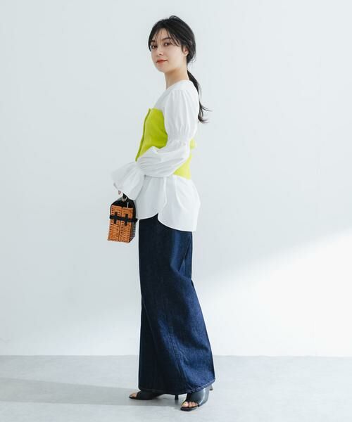 URBAN RESEARCH ROSSO / アーバンリサーチ ロッソ ニット・セーター | ボタンデザインベアトップ | 詳細4