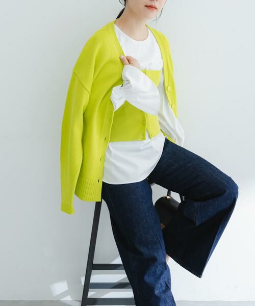 URBAN RESEARCH ROSSO / アーバンリサーチ ロッソ ニット・セーター | ボタンデザインベアトップ | 詳細6