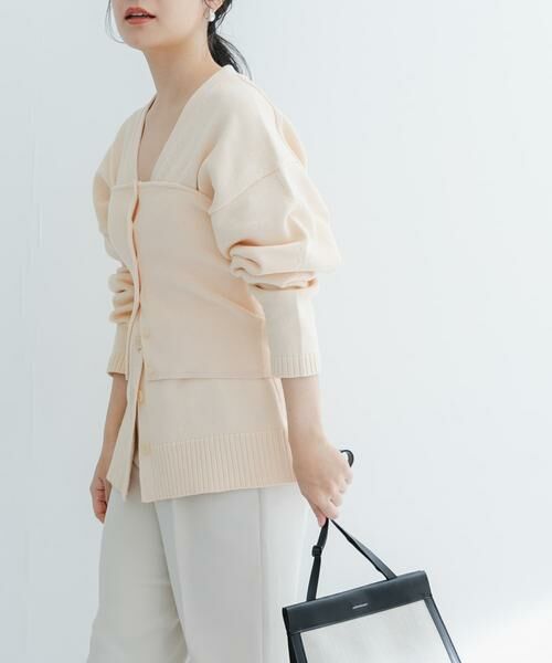 URBAN RESEARCH ROSSO / アーバンリサーチ ロッソ ニット・セーター | ボタンデザインベアトップ | 詳細16