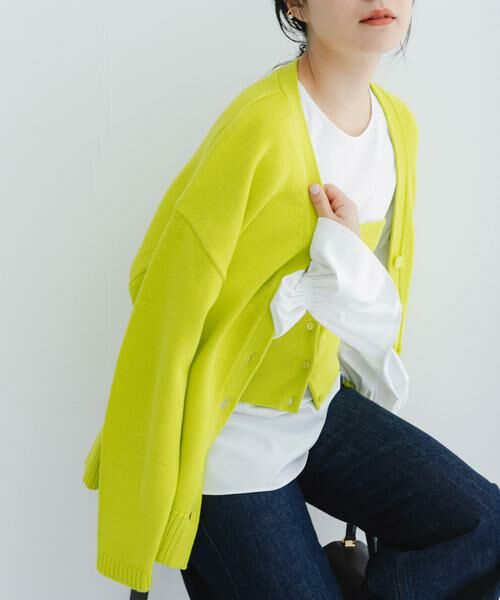 URBAN RESEARCH ROSSO / アーバンリサーチ ロッソ カーディガン・ボレロ | ウエストシェイプカーディガン | 詳細1