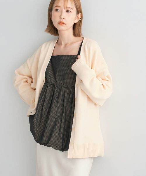 URBAN RESEARCH ROSSO / アーバンリサーチ ロッソ カーディガン・ボレロ | ウエストシェイプカーディガン | 詳細13