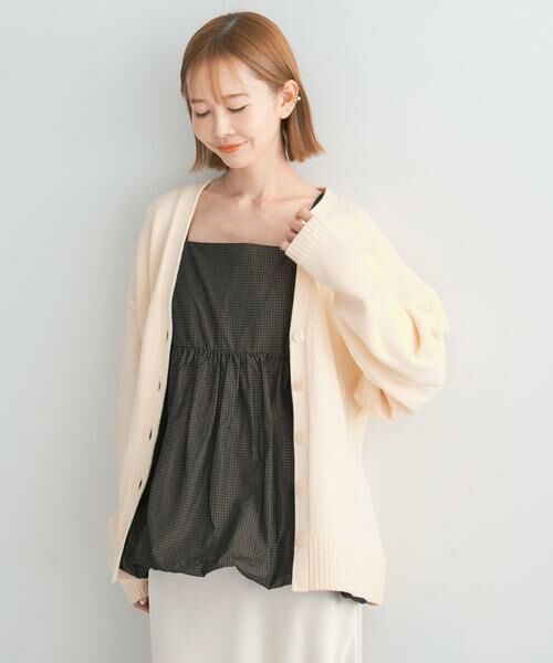 URBAN RESEARCH ROSSO / アーバンリサーチ ロッソ カーディガン・ボレロ | ウエストシェイプカーディガン | 詳細14