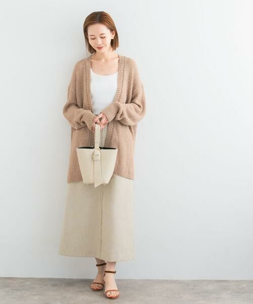 URBAN RESEARCH ROSSO / アーバンリサーチ ロッソ カーディガン・ボレロ | 透かし編みミドルカーディガン | 詳細5