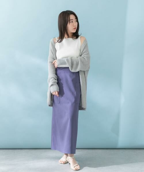 URBAN RESEARCH ROSSO / アーバンリサーチ ロッソ カーディガン・ボレロ | 透かし編みミドルカーディガン | 詳細10