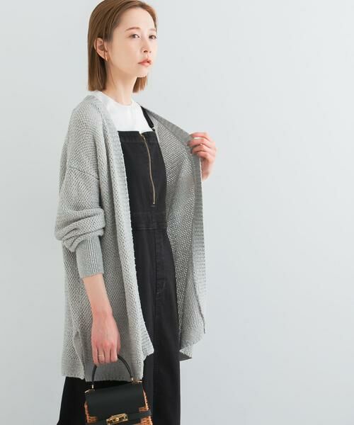 URBAN RESEARCH ROSSO / アーバンリサーチ ロッソ カーディガン・ボレロ | 透かし編みミドルカーディガン | 詳細19