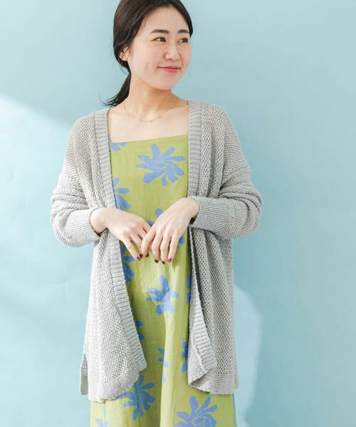 URBAN RESEARCH ROSSO / アーバンリサーチ ロッソ カーディガン・ボレロ | 透かし編みミドルカーディガン | 詳細11