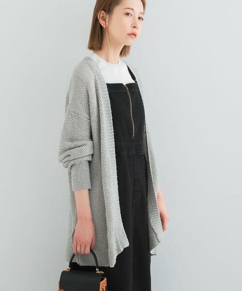 URBAN RESEARCH ROSSO / アーバンリサーチ ロッソ カーディガン・ボレロ | 透かし編みミドルカーディガン | 詳細18