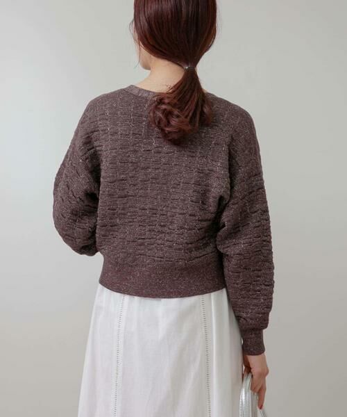 URBAN RESEARCH ROSSO / アーバンリサーチ ロッソ カーディガン・ボレロ | F by ROSSO　ラメニットビスチェ+カーディガン | 詳細3