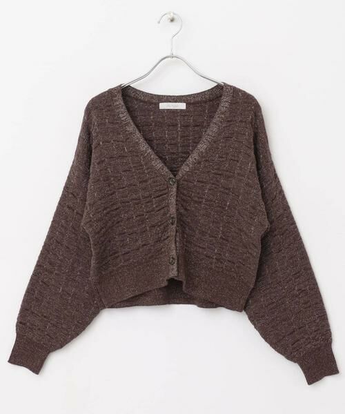 URBAN RESEARCH ROSSO / アーバンリサーチ ロッソ カーディガン・ボレロ | F by ROSSO　ラメニットビスチェ+カーディガン | 詳細6