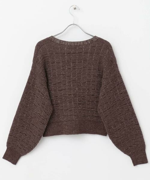 URBAN RESEARCH ROSSO / アーバンリサーチ ロッソ カーディガン・ボレロ | F by ROSSO　ラメニットビスチェ+カーディガン | 詳細7