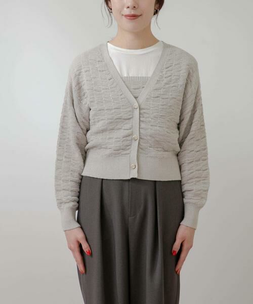 URBAN RESEARCH ROSSO / アーバンリサーチ ロッソ カーディガン・ボレロ | F by ROSSO　ラメニットビスチェ+カーディガン | 詳細21