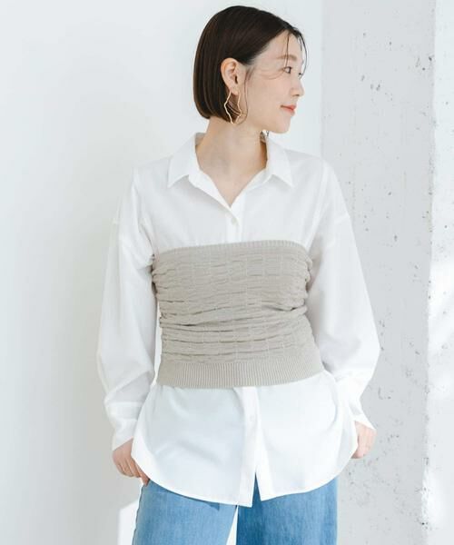 URBAN RESEARCH ROSSO / アーバンリサーチ ロッソ カーディガン・ボレロ | F by ROSSO　ラメニットビスチェ+カーディガン | 詳細18