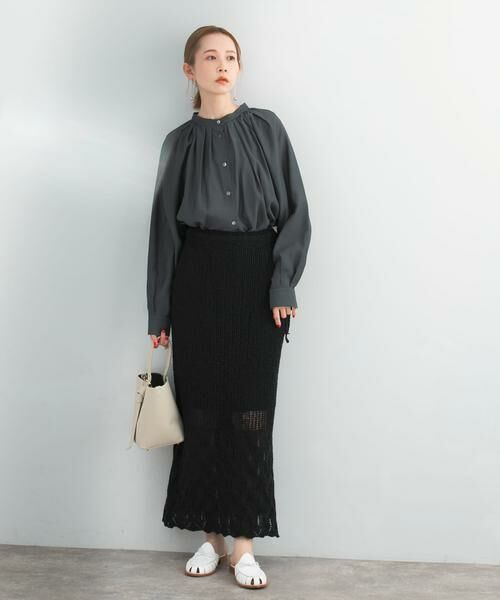 URBAN RESEARCH ROSSO / アーバンリサーチ ロッソ シャツ・ブラウス | ランダムタックセミシアーブラウス | 詳細28