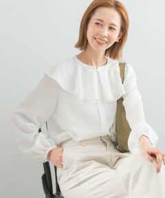 URBAN RESEARCH ROSSO / アーバンリサーチ ロッソ シャツ・ブラウス | 楊柳フリルブラウス