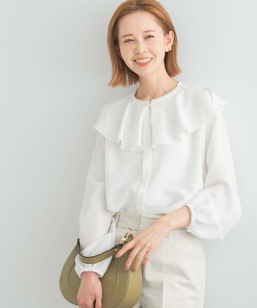 URBAN RESEARCH ROSSO / アーバンリサーチ ロッソ シャツ・ブラウス | 楊柳フリルブラウス | 詳細16