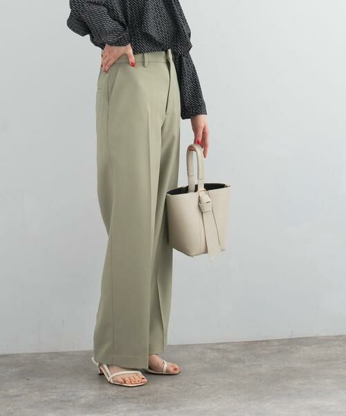 URBAN RESEARCH ROSSO / アーバンリサーチ ロッソ その他パンツ | シャンブレーセンタープレスストレートパンツ | 詳細3