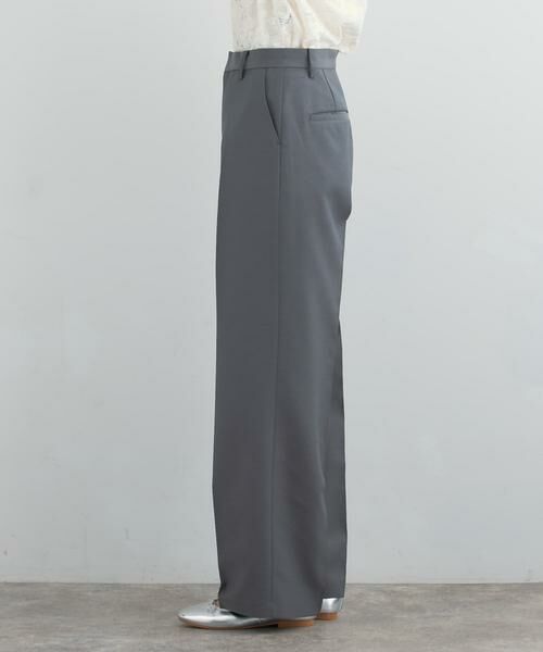 URBAN RESEARCH ROSSO / アーバンリサーチ ロッソ その他パンツ | シャンブレーセンタープレスストレートパンツ | 詳細10