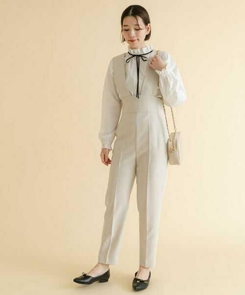 URBAN RESEARCH ROSSO / アーバンリサーチ ロッソ サロペット・オールインワン | F by ROSSO ハイウエストサロペットパンツ | 詳細3