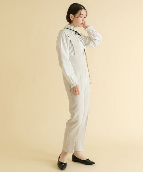 URBAN RESEARCH ROSSO / アーバンリサーチ ロッソ サロペット・オールインワン | F by ROSSO ハイウエストサロペットパンツ | 詳細4