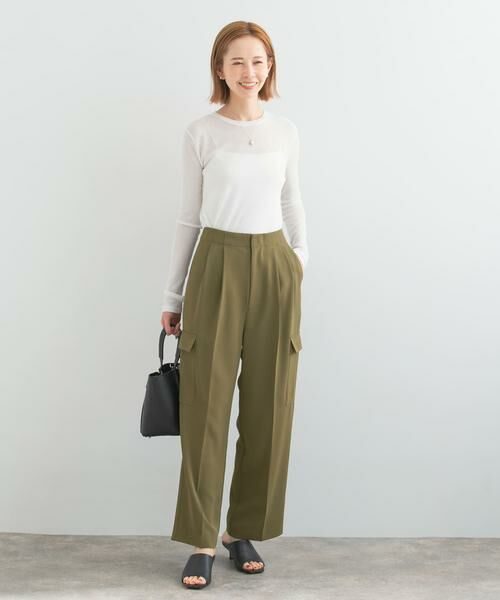 URBAN RESEARCH ROSSO / アーバンリサーチ ロッソ その他パンツ | センタープレスカーゴパンツ | 詳細1