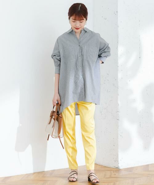 URBAN RESEARCH ROSSO / アーバンリサーチ ロッソ その他パンツ | F by ROSSO　サテンテーパードカラーパンツ | 詳細3