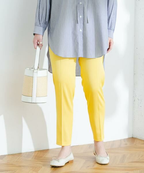 URBAN RESEARCH ROSSO / アーバンリサーチ ロッソ その他パンツ | F by ROSSO　サテンテーパードカラーパンツ | 詳細5