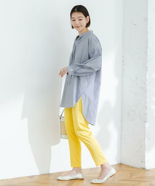 URBAN RESEARCH ROSSO / アーバンリサーチ ロッソ その他パンツ | F by ROSSO　サテンテーパードカラーパンツ | 詳細7