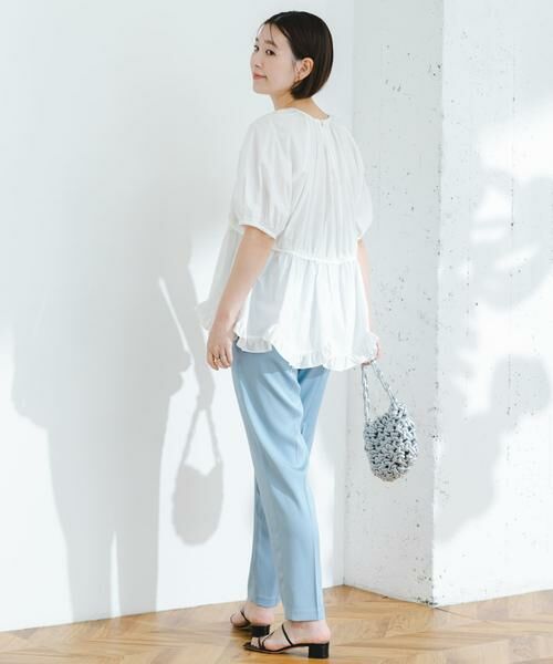 URBAN RESEARCH ROSSO / アーバンリサーチ ロッソ その他パンツ | F by ROSSO　サテンテーパードカラーパンツ | 詳細22