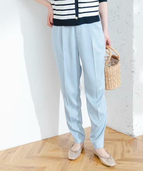 URBAN RESEARCH ROSSO / アーバンリサーチ ロッソ その他パンツ | F by ROSSO　サテンテーパードカラーパンツ | 詳細16