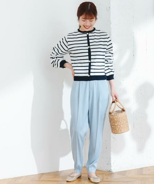 URBAN RESEARCH ROSSO / アーバンリサーチ ロッソ その他パンツ | F by ROSSO　サテンテーパードカラーパンツ | 詳細17