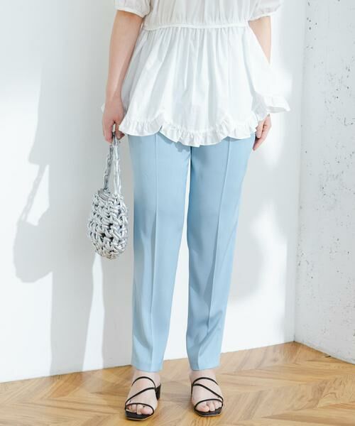 URBAN RESEARCH ROSSO / アーバンリサーチ ロッソ その他パンツ | F by ROSSO　サテンテーパードカラーパンツ | 詳細19