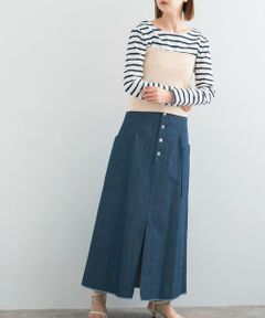 URBAN RESEARCH ROSSO / アーバンリサーチ ロッソ スカート | ボタンデニムスカート