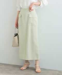 URBAN RESEARCH ROSSO / アーバンリサーチ ロッソ スカート | リネンライクポケットストレートスカート