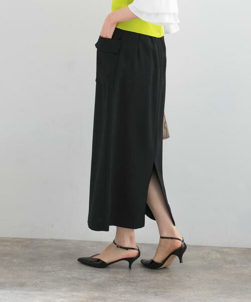 URBAN RESEARCH ROSSO / アーバンリサーチ ロッソ スカート | リネンライクポケットストレートスカート | 詳細13