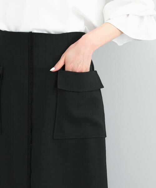 URBAN RESEARCH ROSSO / アーバンリサーチ ロッソ スカート | リネンライクポケットストレートスカート | 詳細24