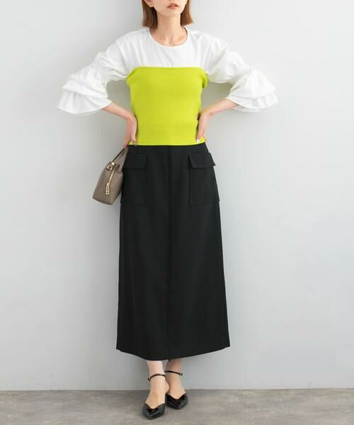 URBAN RESEARCH ROSSO / アーバンリサーチ ロッソ スカート | リネンライクポケットストレートスカート | 詳細15