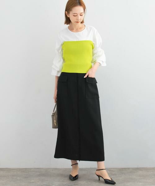 URBAN RESEARCH ROSSO / アーバンリサーチ ロッソ スカート | リネンライクポケットストレートスカート | 詳細16