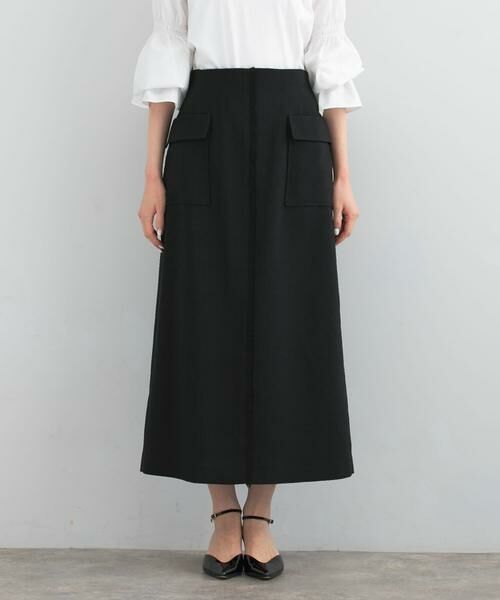 URBAN RESEARCH ROSSO / アーバンリサーチ ロッソ スカート | リネンライクポケットストレートスカート | 詳細20