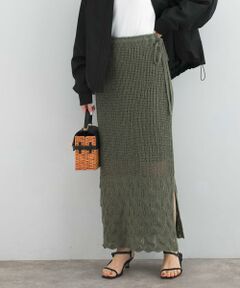 URBAN RESEARCH ROSSO / アーバンリサーチ ロッソ スカート | サイドスリットニットレーススカート