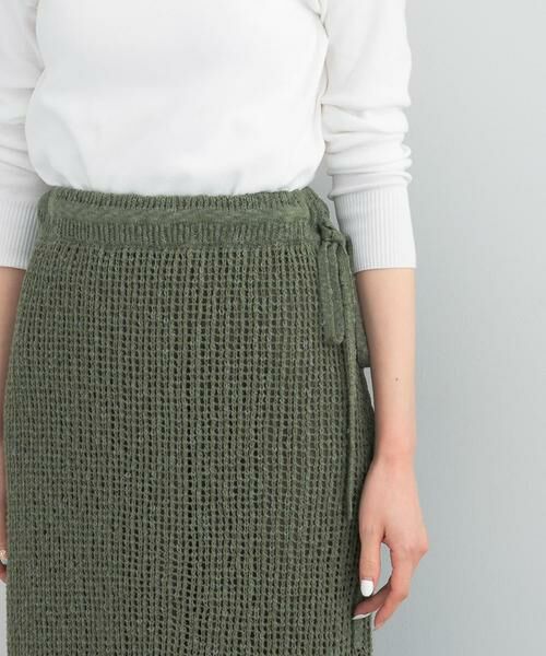 URBAN RESEARCH ROSSO / アーバンリサーチ ロッソ スカート | サイドスリットニットレーススカート | 詳細10