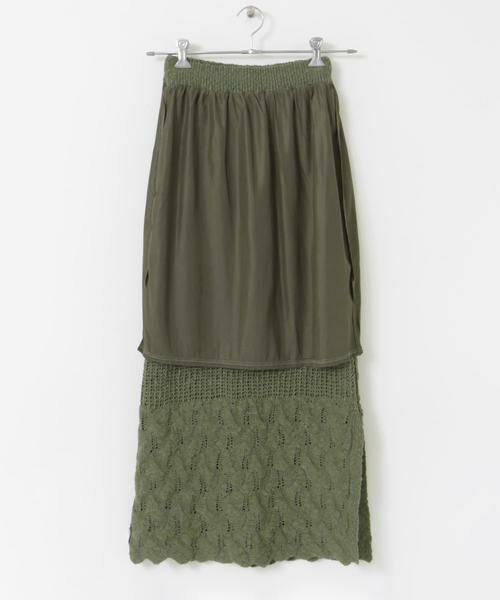 URBAN RESEARCH ROSSO / アーバンリサーチ ロッソ スカート | サイドスリットニットレーススカート | 詳細18