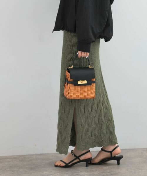 URBAN RESEARCH ROSSO / アーバンリサーチ ロッソ スカート | サイドスリットニットレーススカート | 詳細3